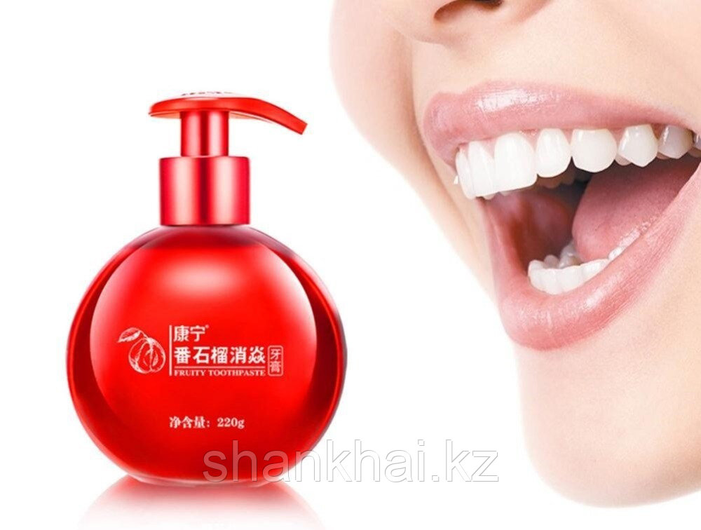 Гелевая отбеливающая зубная паста со вкусом Апельсина "Защита от образования зубного камня", 220 гр.