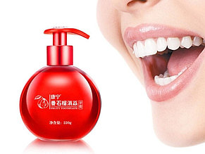 Гелевая отбеливающая зубная паста со вкусом Апельсина "Защита от образования зубного камня", 220 гр.