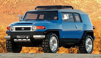 Доводчик дверей (присоски) для Toyota FJ Cruiser (2010-2017)