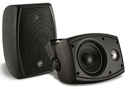 CVGaudio ODF408TBL Настенная 4"/1" двухполосная АС, 2/4/8/16W - 100V, 20W - 8Ohm, IP44, черная