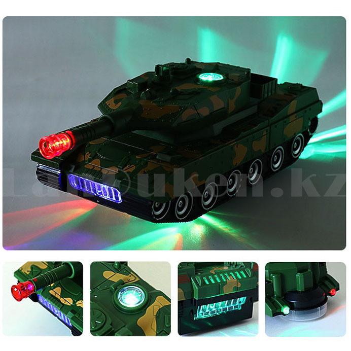Игрушка детская трансформер со световыми и звуковыми эффектами Combat tank YJ388 44 - фото 8 - id-p93144358