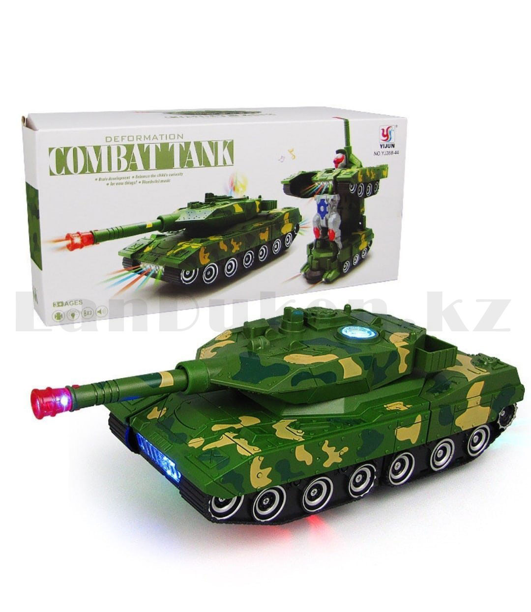 Игрушка детская трансформер со световыми и звуковыми эффектами Combat tank YJ388 44 - фото 10 - id-p93144358