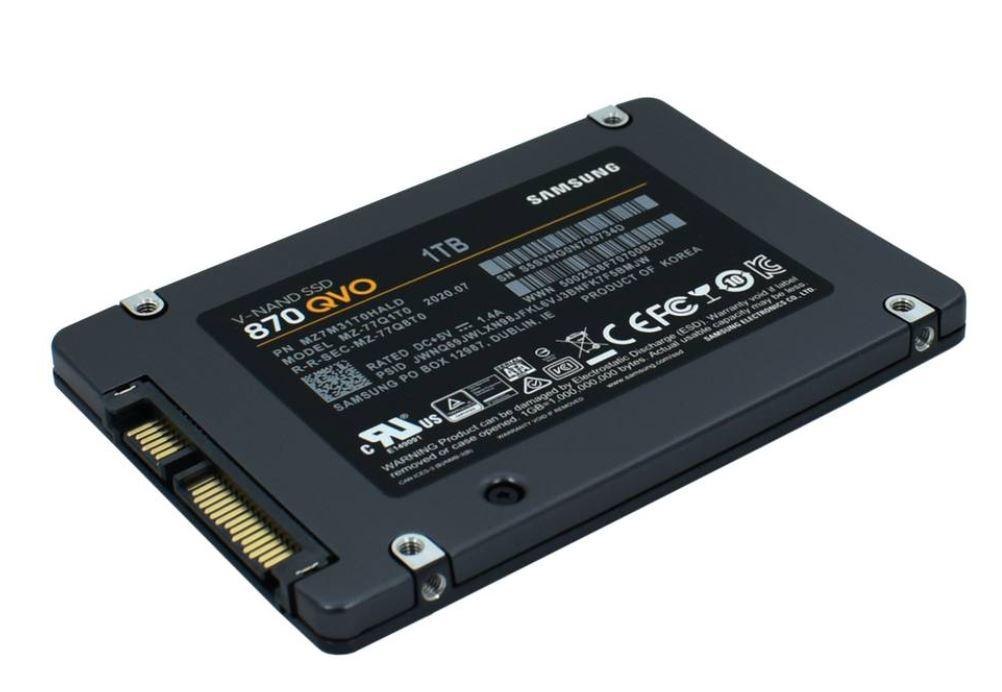SSD накопитель Samsung 8000 Gb 870 QVO, 2.5", read 560 Мбайт/с, write 530 Мбайт/с, SATA III, QLC - фото 3 - id-p93144605