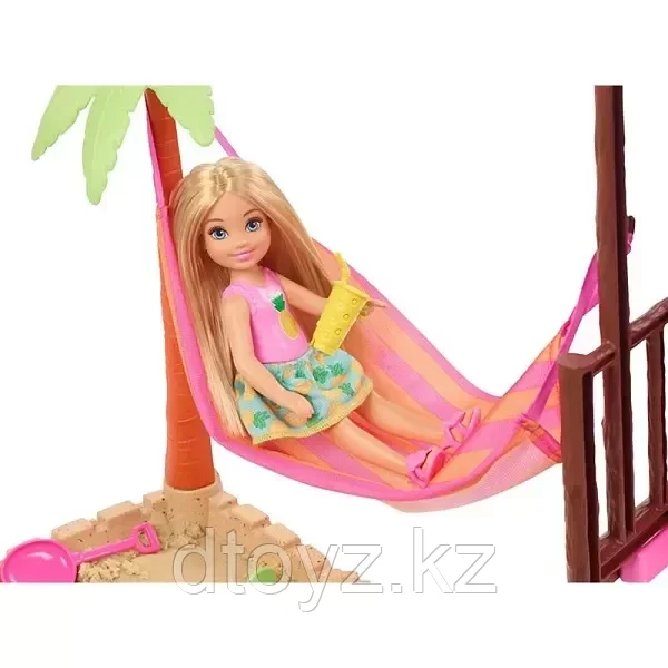 Barbie Челси и хижина из серии Путешествия FWV24 - фото 3 - id-p93144714