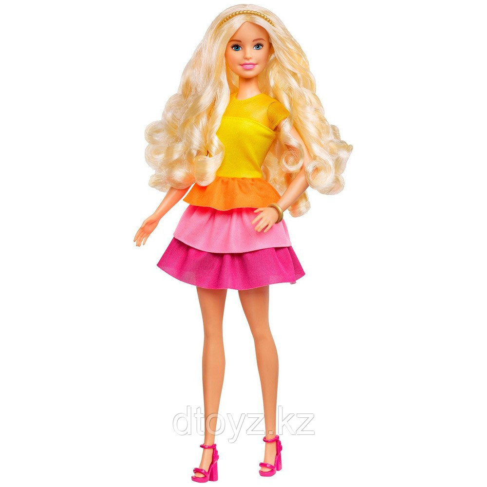 Barbie Игровой набор в модном наряде с аксессуарами для волос GBK24 - фото 3 - id-p93144818