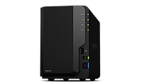 NAS Synology DiskStation DS218, RTD1296-1.4 GHz/2GB DDR4/0TB, 2 HDD SATA, GbE/2 USB 3.0