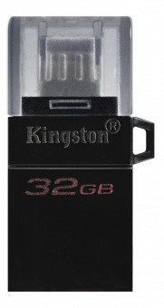 USB Flash Карта Kingston DataTraveler 32 GB microDuo Черный