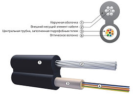 Оптический кабель подвесной ОК/Т-Т-А4-3.5 с металлическим силовым элементом