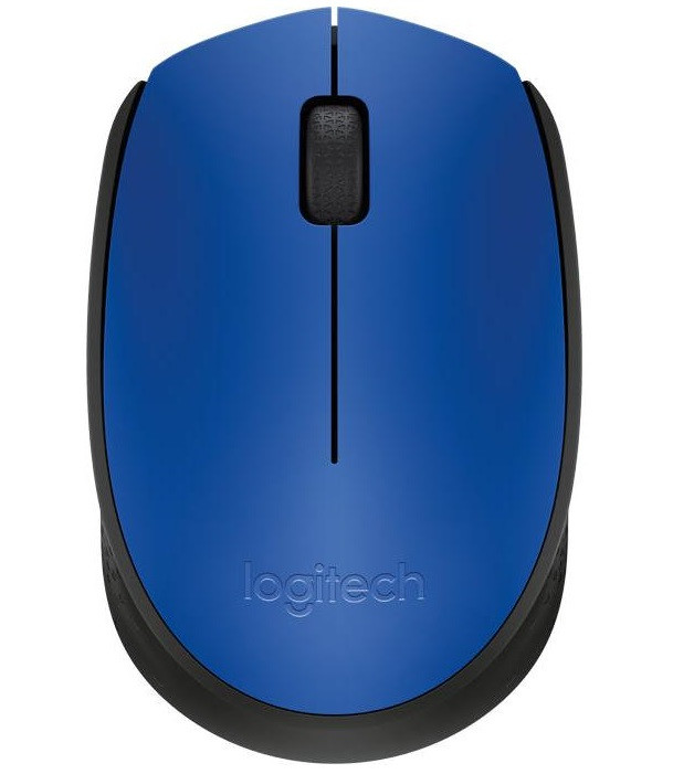 Мышь Logitech M171 Wireless, optical, 1AA, USB nano-receiver, [910-004640], blue, фото 1