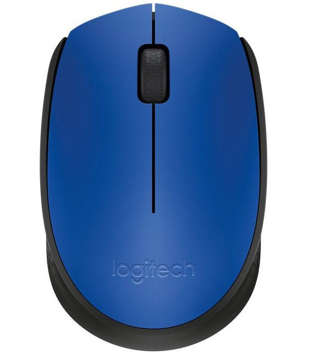 Мышь Logitech M171 Wireless, optical, 1AA, USB nano-receiver, [910-004640], blue - фото 1 - id-p93145829