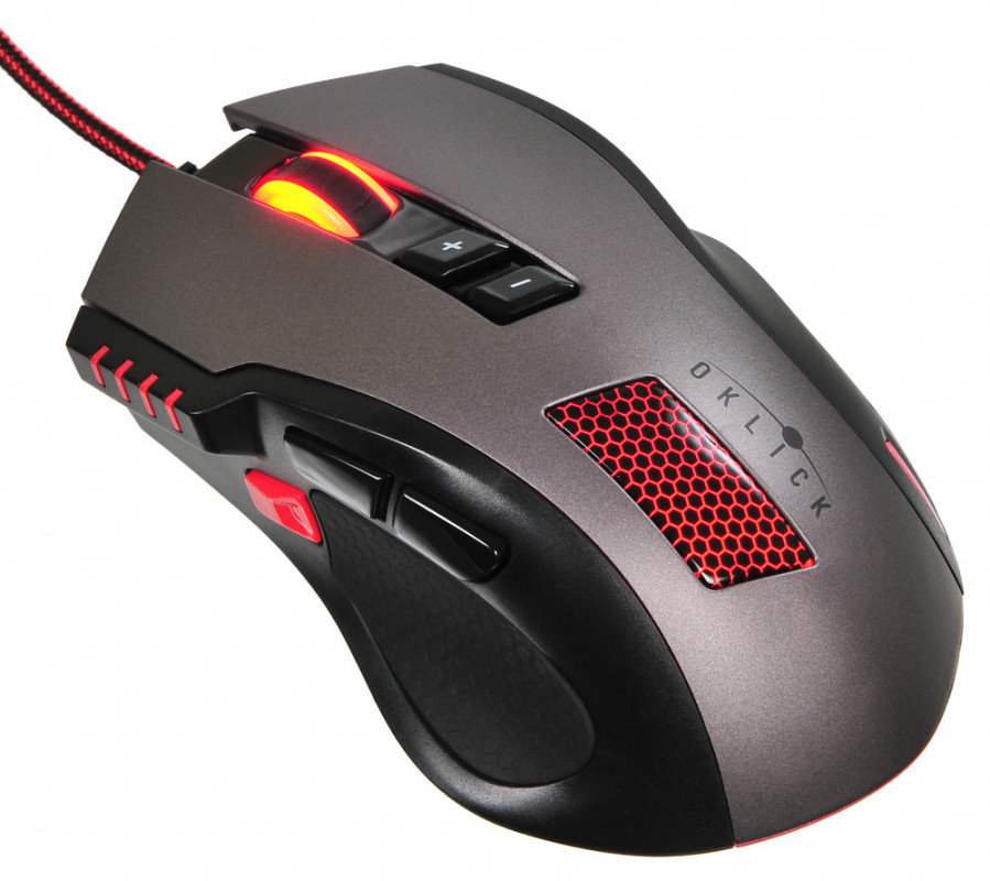 Купить Мышь Oklick 805G V2 Beowulf, Optical, 1200-3200 dpi, USB, black ...