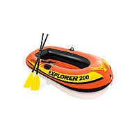 Лодка надувная Exlorer 200 set 185 х 94 см INTEX 58331NP Винил 6+ Двухкамерная Грузоподъемность до 95 TVR37563 Лодка надувная Exlorer 200 set 185 х 94 см INTEX 58331NP Винил 6+ Двухкамерная Грузоподъемность до 95