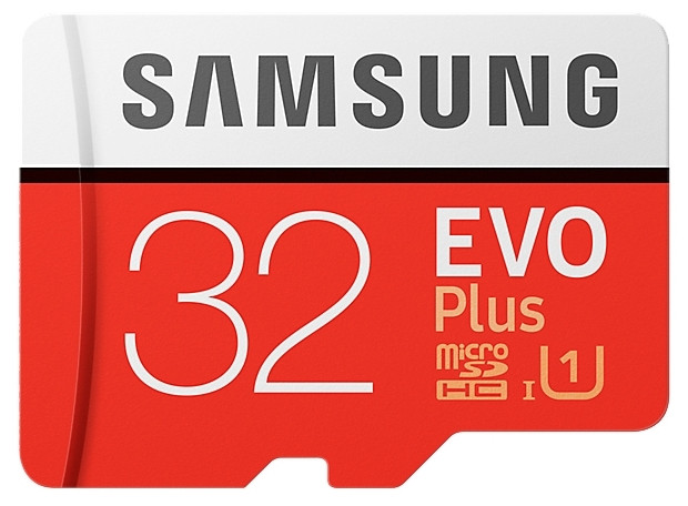 Карта памяти Micro SDHC 32Gb Samsung Evo Plus, Class 10 UHS-I U1, адаптер