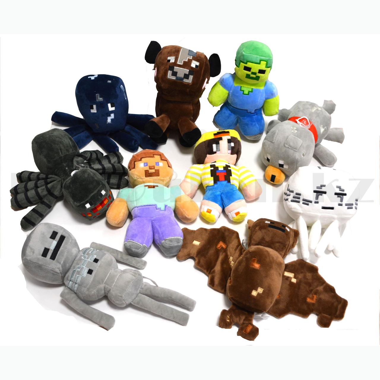 Набор мягких игрушек и 10 персонажей майнкрафта (Minecraft) - фото 1 - id-p93151830