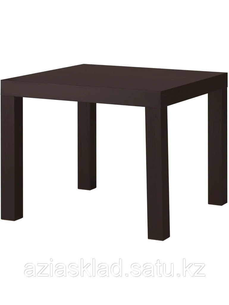Журнальный столик IKEA  "Лакк" черный-коричневый