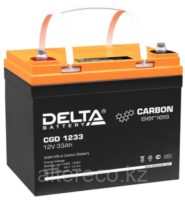 Тяговый аккумулятор Delta CGD 1233 (12В, 33Ач)