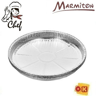 Форма для выпечки алюм.(5 шт) 27,5х2,4 см, MARMITON для запекания, обжарки, хранения и замораживания продуктов, фото 2
