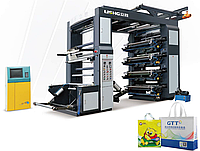 Флексографическое печатное оборудование 8 цветов 600/800/1000/1200/1400/1600 mm