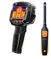 Комплект тепловизора Testo 872 и смарт-зонда термогигрометра Testo 605i