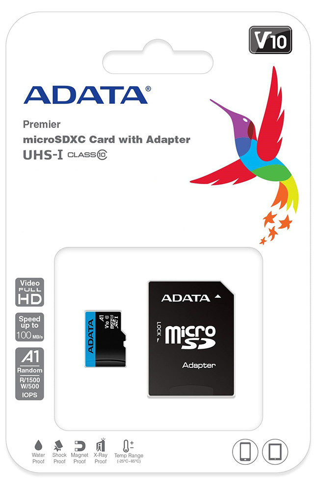 Карта памяти Micro SDXC ADATA Premier Pro 128Gb - фото 3 - id-p93161153