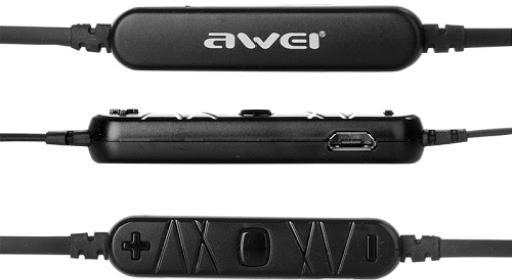 Наушники Awei A920BL, 20Hz-20kHz, 16Om, 90 dB, 10m, BT 4.1, Black, Bluetooth гарнитура - фото 4 - id-p93162394