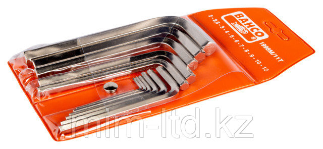 Набор шестигранников 2-12мм 1998M/11T Bahco, фото 1