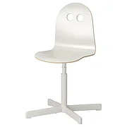 Детский стул ВАЛЬФРЕД / СИББЕН белый ИКЕА , IKEA