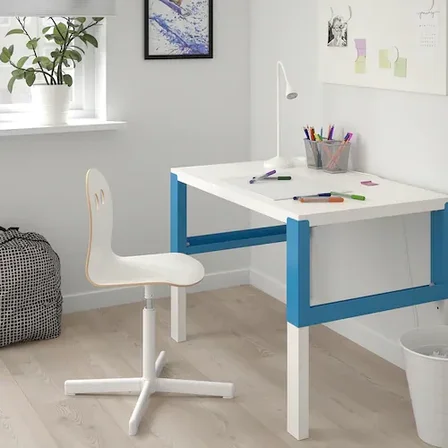 Детский стул ВАЛЬФРЕД / СИББЕН белый ИКЕА , IKEA, фото 2