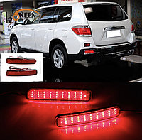 Задние вставки в бампер LED на Toyota Highlander 2011-13, фото 1