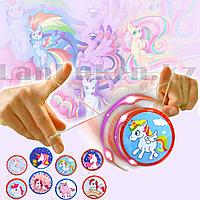 Игрушка Йо йо (Yo yo) со световыми эффектами с изображением пони NO 77999 в ассортименте