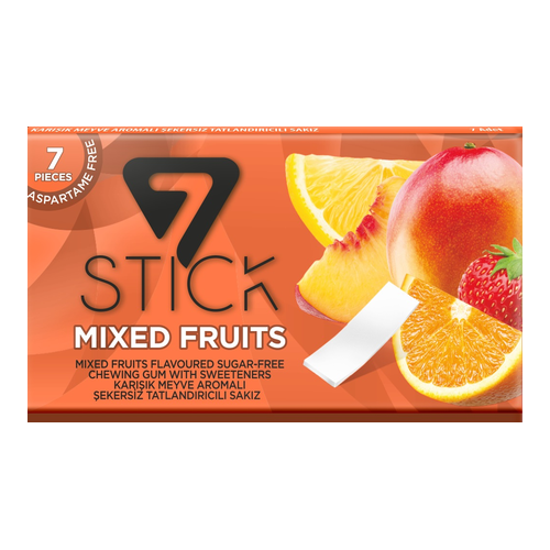 Жевательная резинка 7STICK MIXED FRUIT TROPICAL шт
