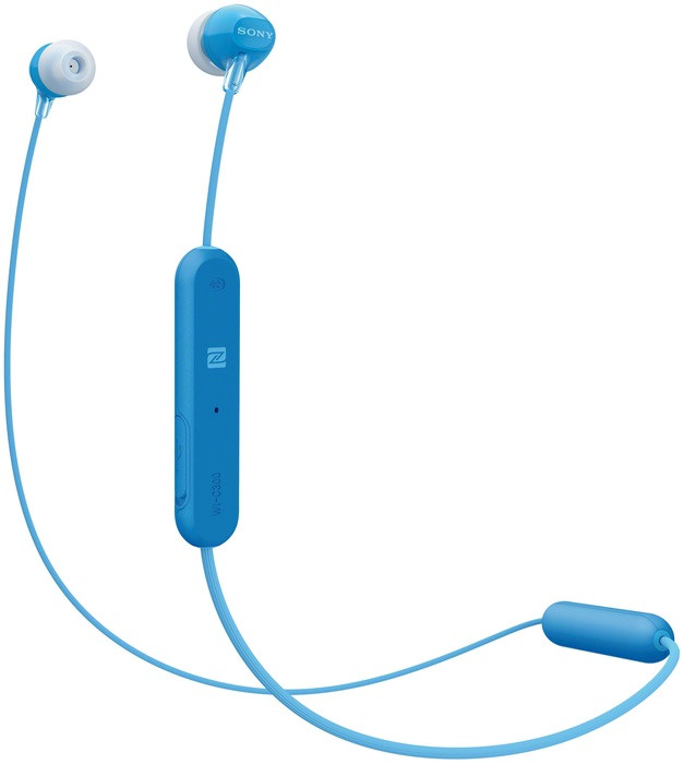 Bluetooth гарнитура Sony WI-C300 Blue - фото 1 - id-p93184259