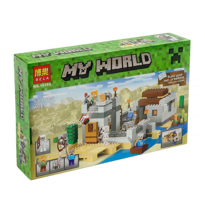 Bela My World 10392 Конструктор Пустынная станция, 519 дет. (Аналог LEGO 21121)