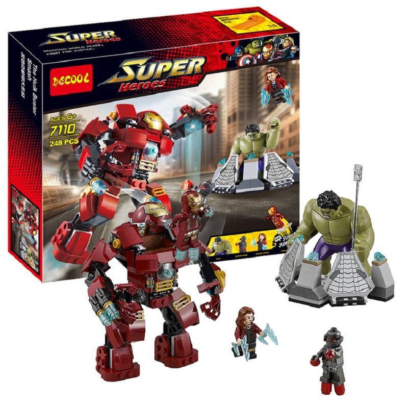 Decool 7110 Конструктор Разгром Халкбастера, 248 дет. (Аналог LEGO 76031)