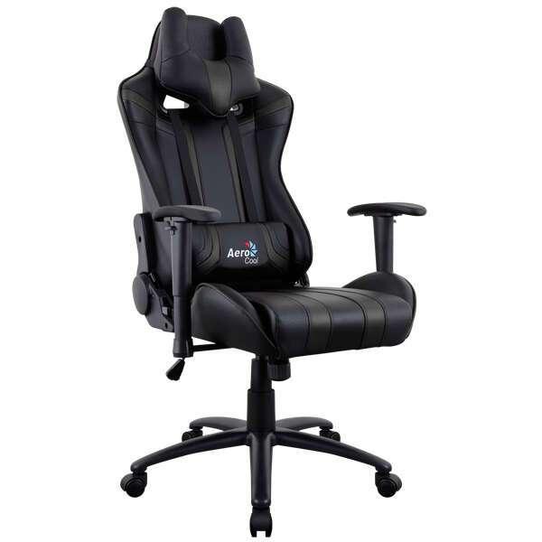 Кресло игровое компьютерное Aerocool AC120 AIR-B черный