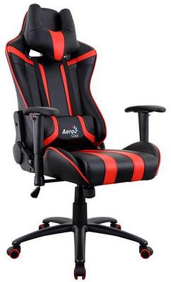 Кресло игровое компьютерное Aerocool AC120 AIR-BR черно-красное