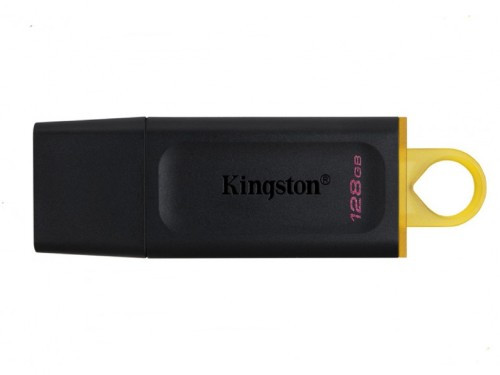 USB -накопитель 128Gb Kingston DataTraveler Exodia, черный/желтый - фото 3 - id-p93185824