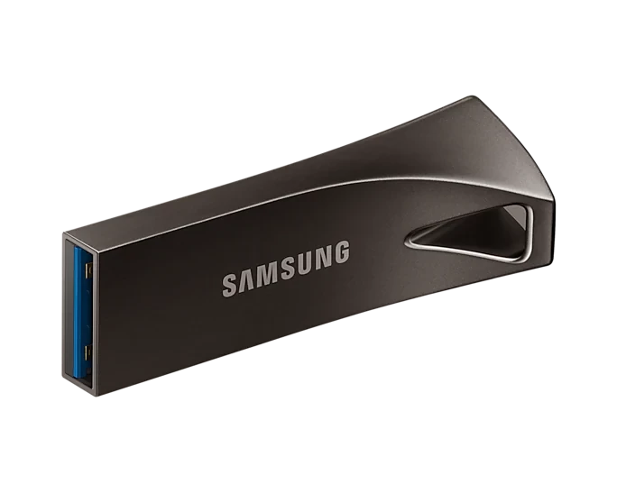 USB -накопитель 128Gb Samsung Bar Plus, серый - фото 1 - id-p93187520