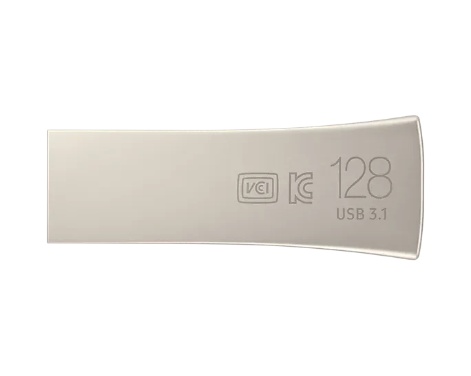 USB-накопитель 128Gb Samsung Bar Plus, серебристый - фото 4 - id-p93187544