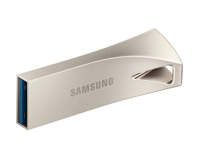 USB-накопитель 128Gb Samsung Bar Plus, серебристый - фото 2 - id-p93187544