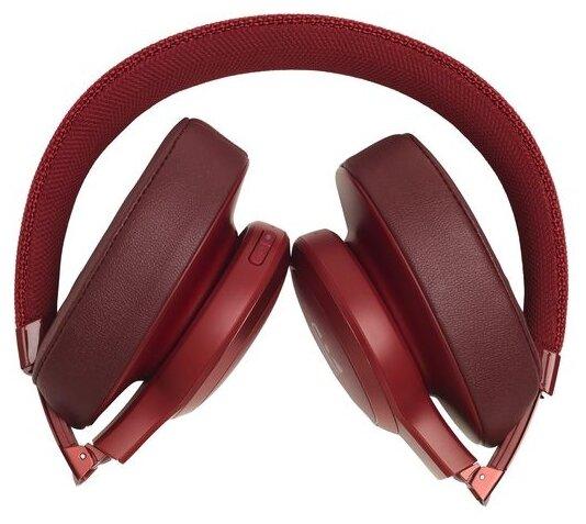 Наушники JBL Live 500BT, 18Hz-20kHz, BT, Red, Bluetooth гарнитура - фото 4 - id-p93187696