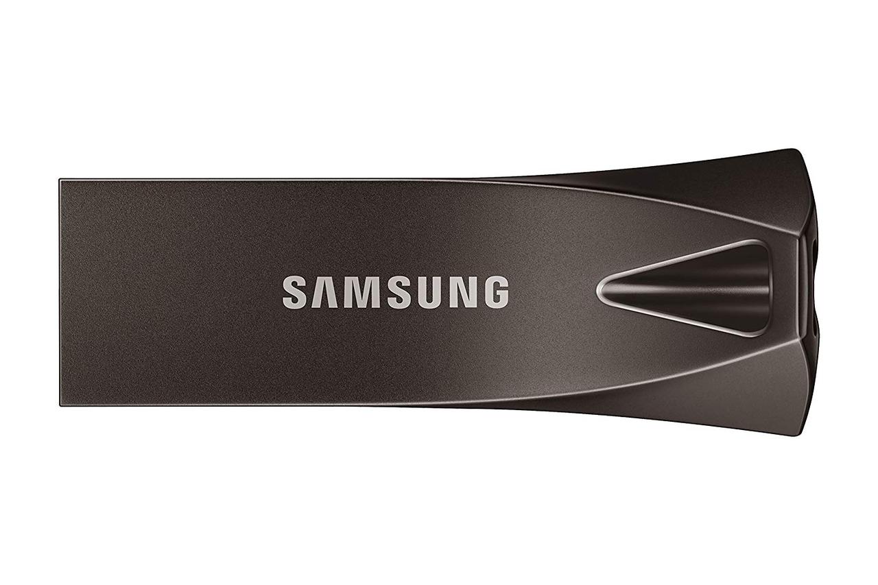 USB-накопитель 256Gb Samsung Bar Plus, темно-серый - фото 1 - id-p93187822