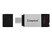 USB-накопитель 32Gb Kingston DataTraveler 80, серый/черный, фото 2