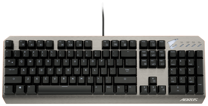 Клавиатура Gigabyte Aorus K7,черно-серый, USB