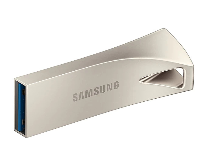 USB-накопитель 64Gb Samsung Bar Plus, серебристый