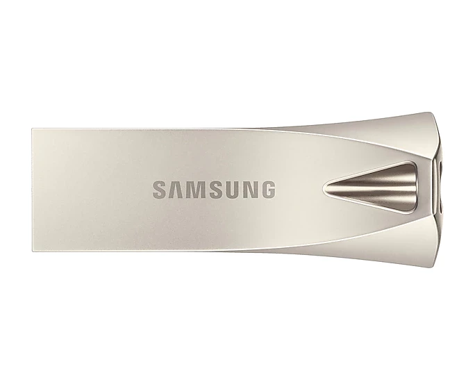 USB-накопитель 64Gb Samsung Bar Plus, серебристый - фото 2 - id-p93196604