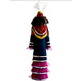 Сувенир кукла  Алия в национальном костюме, фото 3