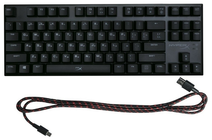 Клавиатура Kingston HyperX Alloy FPS Pro, черный, Cherry MX Red - фото 2 - id-p93198573