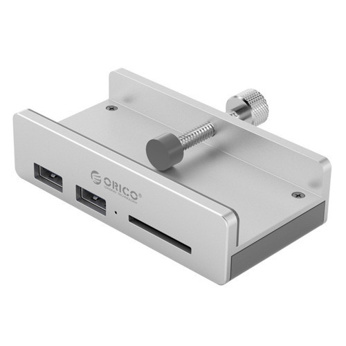 USB-хаб 4-port USB 3.0 Orico MH2AC-U3, серебристый - фото 1 - id-p93198593