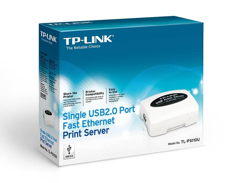 Принт-сервер (сервер-печати) TP-Link TL-PS110U USB 2.0 - Fast Ethernet - фото 2 - id-p93201933
